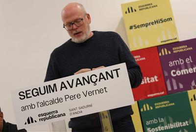 Pere Vernet repetirà com a candidat d’ERC a l’alcaldia de Sant Sadurní d’Anoia el 2027. ERC